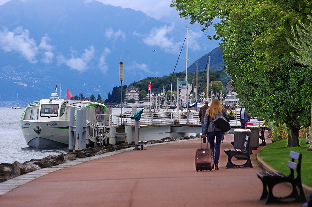 Evian-les-Bains bord du lac Leman